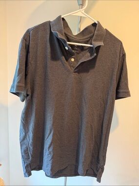 Goodfellow & Co Dark Gray Short-Sleeve Polo